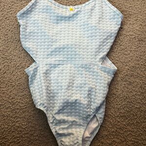 Old Navy Sky Blue Kids Swim One Piece